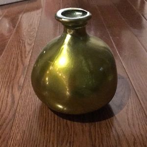 Small green vase